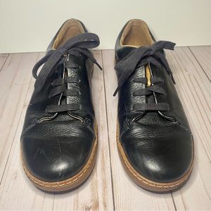 Women’s Clarks Artisan Cushion Black Leather Sneaker US 8.5M